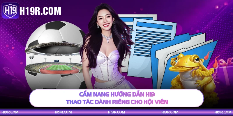 Cẩm nang hướng dẫn H19 thao tác dành riêng cho hội viên