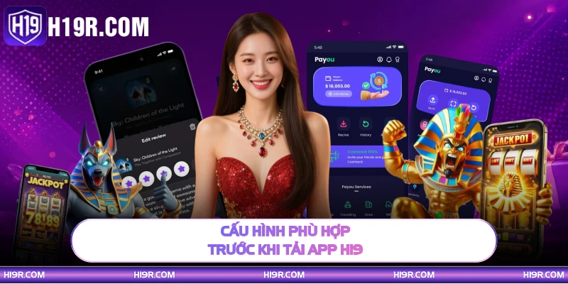 Cấu hình phù hợp trước khi tải app H19